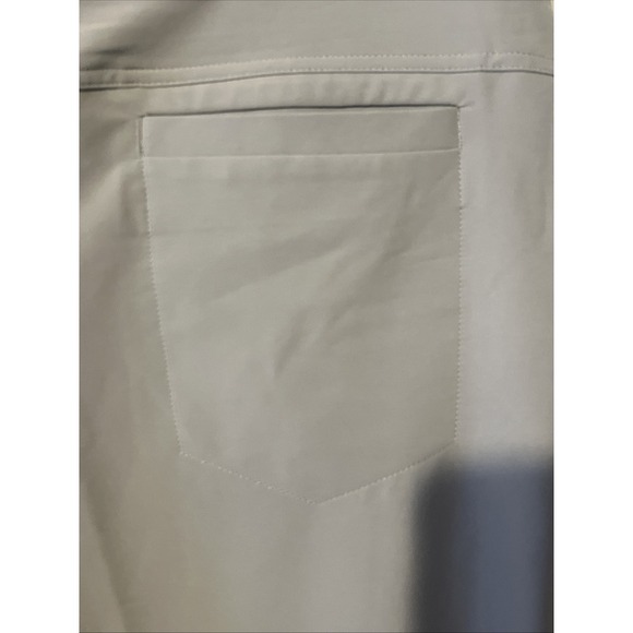 Panama Jack Pants Mens 40x30 Flat Golf Tech‎ Performance Stretch Chino Khaki New - Picture 5 of 7